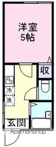阪和線 紀伊駅 徒歩56分 2階建 築1年(1K/1階)の間取り写真