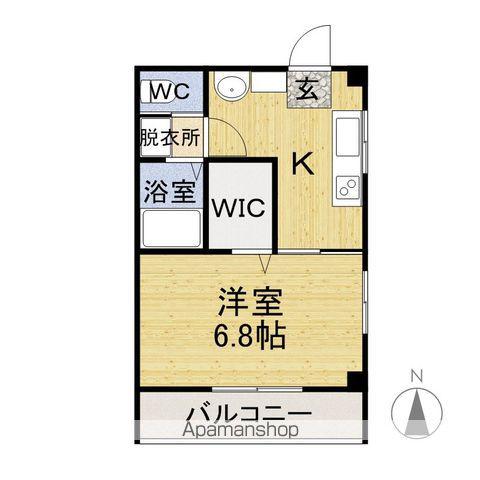 リシェンテ御幸(1K/3階)の間取り写真