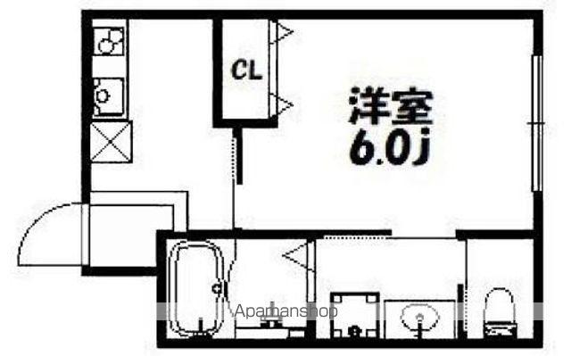 SAN MERE三木本町(ワンルーム/1階)の間取り写真