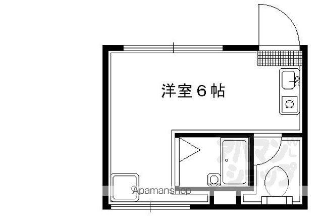 新和ハイツ(1K/4階)の間取り写真