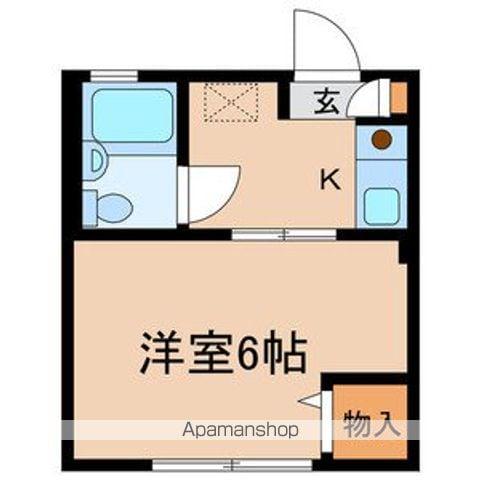 エスペランサ調布(1K/2階)の間取り写真