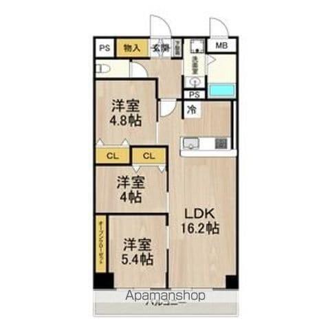 インプルーブ金山(3LDK/6階)の間取り写真