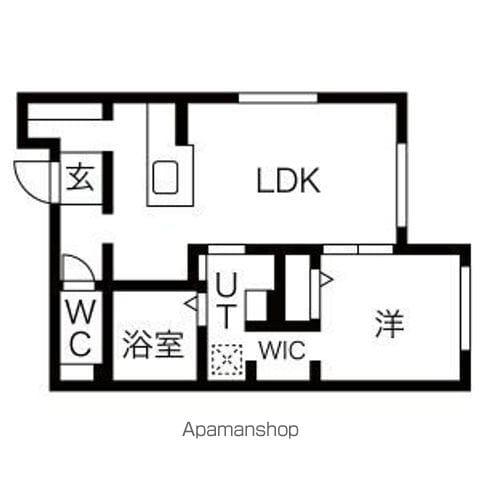 NEXT AVE.TSUKISAMUネクストアベニューツキサム(1LDK/3階)の間取り写真
