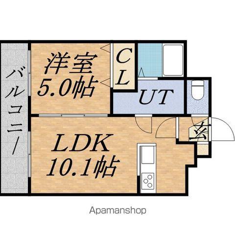 LATOUR(1LDK/12階)の間取り写真