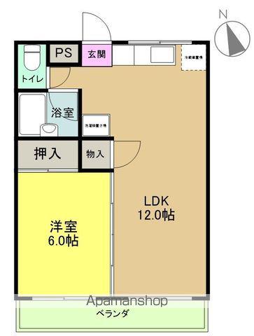 メゾン・ドJTS(1LDK/1階)の間取り写真