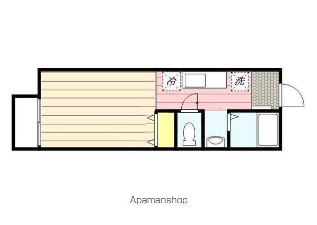 セピアコート(1K/1階)の間取り写真