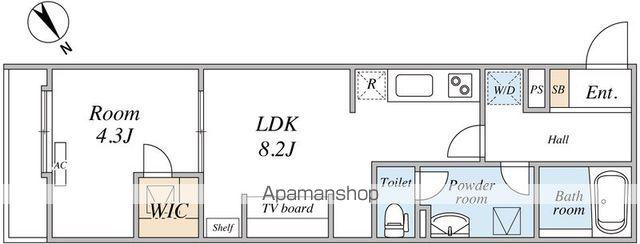 リブリ・船橋Ⅳ(1LDK/3階)の間取り写真