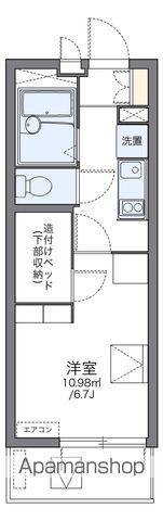 レオパレス八幡駅前(1K/4階)の間取り写真