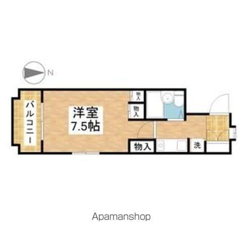 タマキビルPARTⅡ(1K/2階)の間取り写真