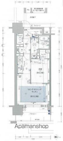 プレサンス グラン 栄 THE TOWER(1LDK/12階)の間取り写真