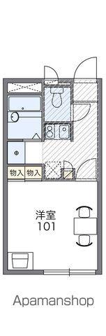 レオパレスケイ オリマ(1K/1階)の間取り写真
