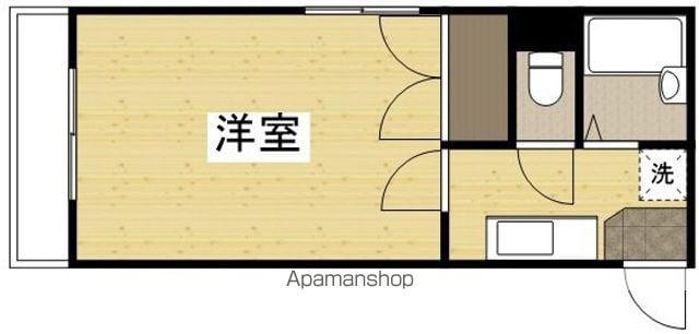 アメニティ西古松(1K/3階)の間取り写真