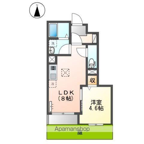 五日市線 秋川駅 バス乗車時間:5分 牛沼バス停で下車 徒歩2分 2階建 築11年(1LDK/1階)の間取り写真