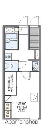 レオパレス中浜2番館(1K/1階)の間取り写真