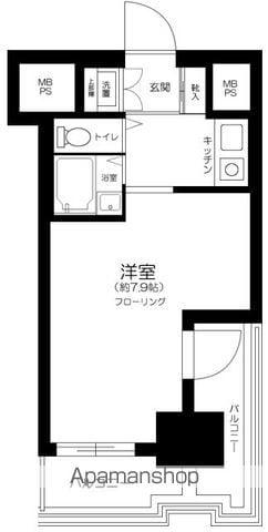 パレドール文京メトロプラザ1(ワンルーム/10階)の間取り写真