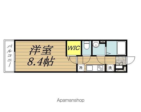 リブリ・シェーヌ(1K/1階)の間取り写真