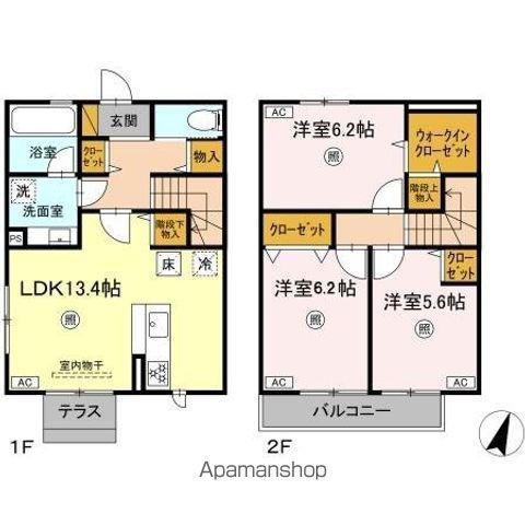 S GARDEN(3LDK)の間取り写真