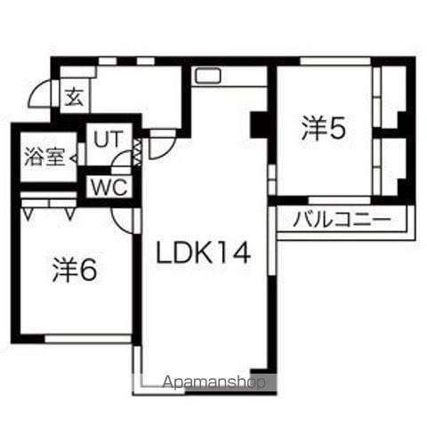 第7スカイパレス(3DK/3階)の間取り写真