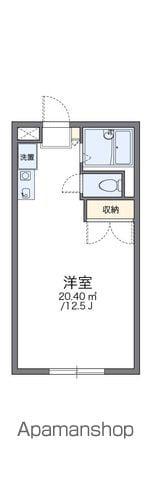 レオパレスグランデC(1K/1階)の間取り写真