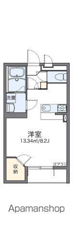 レオネクストサンハウス(1K/2階)の間取り写真