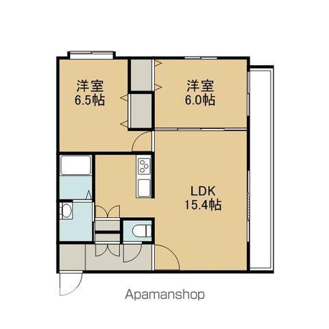 MAISON ETOILE(2LDK/1階)の間取り写真