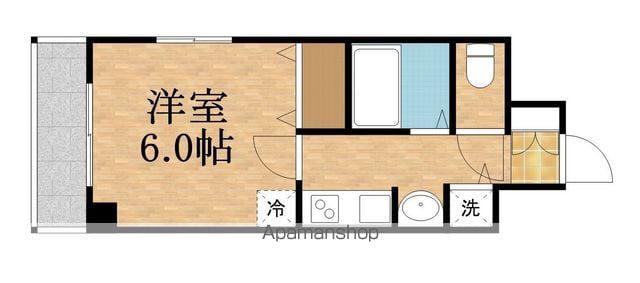 ESLEAD京橋ノースプレイス(1K/12階)の間取り写真