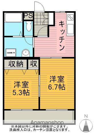MAISONEPOCH相生(2K/3階)の間取り写真