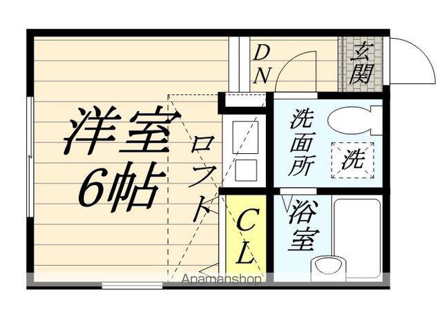 アルステージ(ワンルーム/1階)の間取り写真