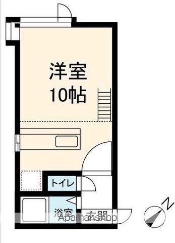 プチメゾン文京台(ワンルーム/2階)の間取り写真