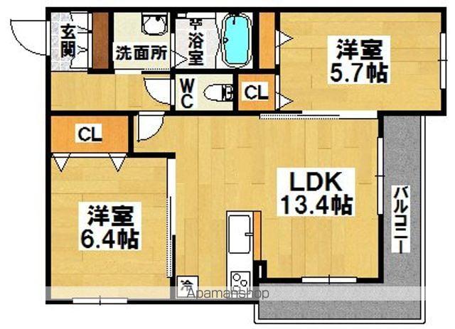 NT MAISON(2LDK/2階)の間取り写真