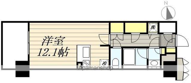 ROYALPARKS船橋(ワンルーム/3階)の間取り写真