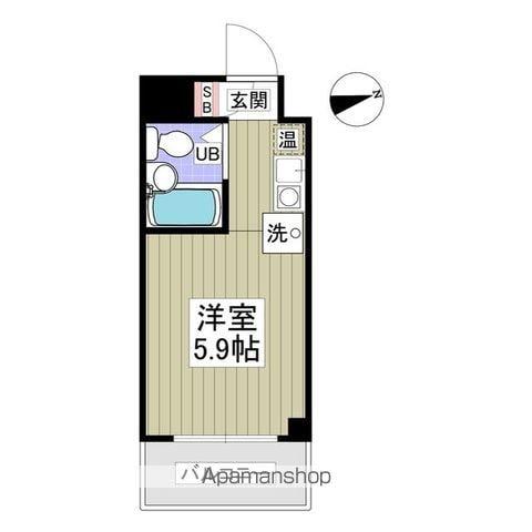 ドリームスペースマンション(1K/2階)の間取り写真