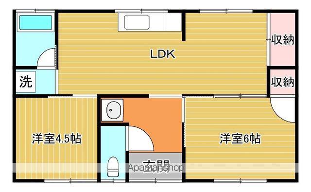予讃線 伊予西条駅 徒歩25分 1階建 築42年(2LDK)の間取り写真