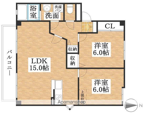 ラ・コンフォルテ(2LDK/2階)の間取り写真