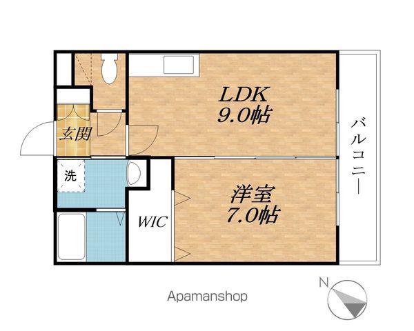 ヴィバーチェ(1LDK/1階)の間取り写真
