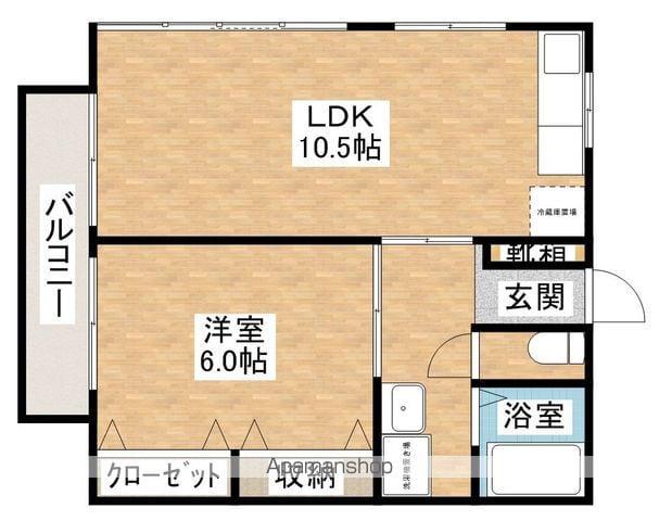 キョーワビル(1LDK/2階)の間取り写真