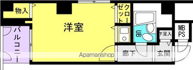 ダイアパレス尼崎(ワンルーム/8階)の間取り写真
