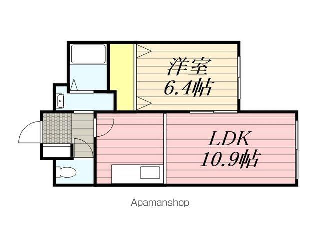 THE RESIDENCE PARK YAMAHANA 旧NH(2LDK/3階)の間取り写真