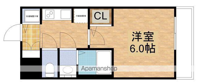 LA DOUCEUR江坂Ⅱ(1K/4階)の間取り写真