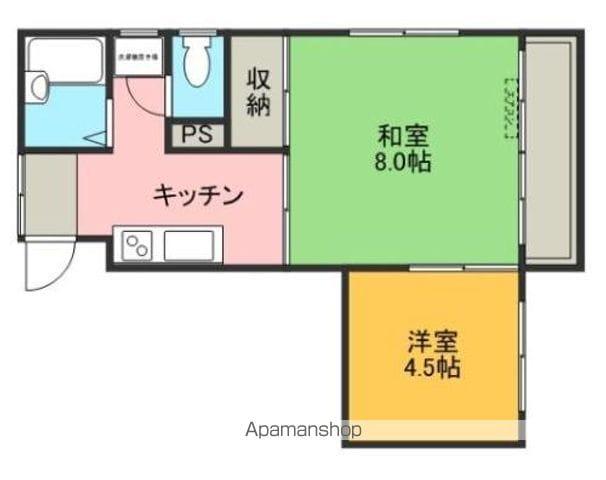 アーバンスクエア(2K/3階)の間取り写真