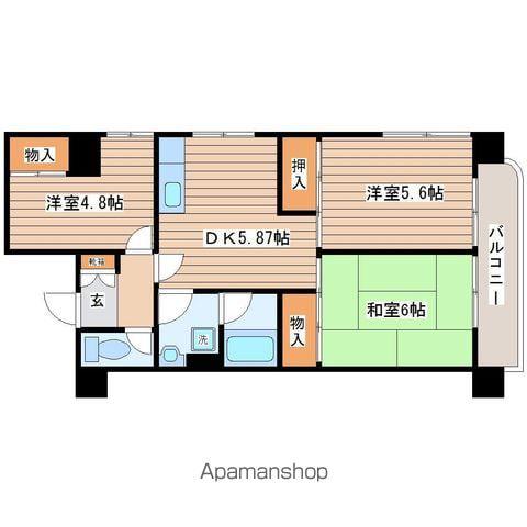 ノースシテイ21(3DK/4階)の間取り写真