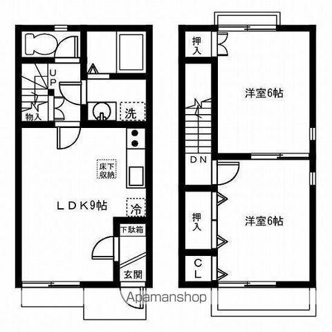 AVENUE長久手(2DK)の間取り写真