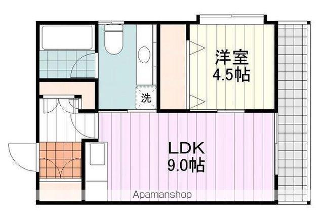 ヴェルデ・ビュー大手町(1LDK/11階)の間取り写真