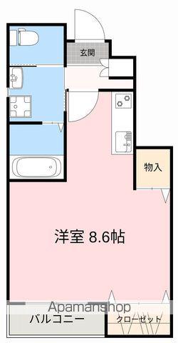 プレミアージュⅢ(ワンルーム/1階)の間取り写真