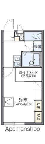 レオパレスエスポワール(1K/2階)の間取り写真