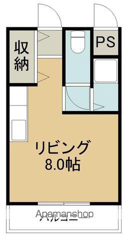 ダイワハイツ深堀(ワンルーム/4階)の間取り写真