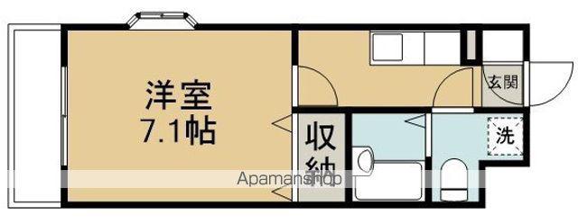 岸田マンション(1K/3階)の間取り写真
