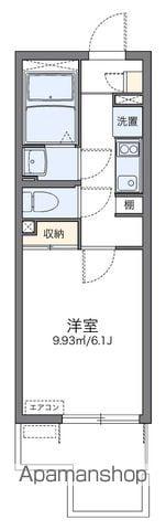 レオネクストラ メイジュ天神橋(1K/1階)の間取り写真