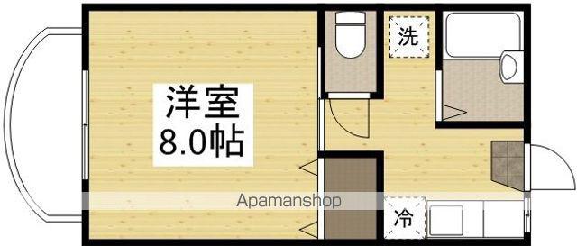 べレール清心(1K/2階)の間取り写真