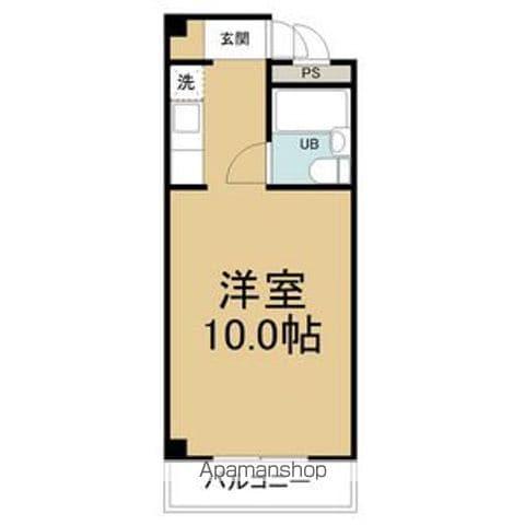 スリーアイランドビル藤ヶ丘(ワンルーム/5階)の間取り写真